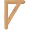 Ekena Millwork Traditional Arts & Crafts Smooth Bracket, Western Red Cedar, 3 1/2"W x 20"D x 28"H BKT04X20X28TRA03SWR - alternate 2
